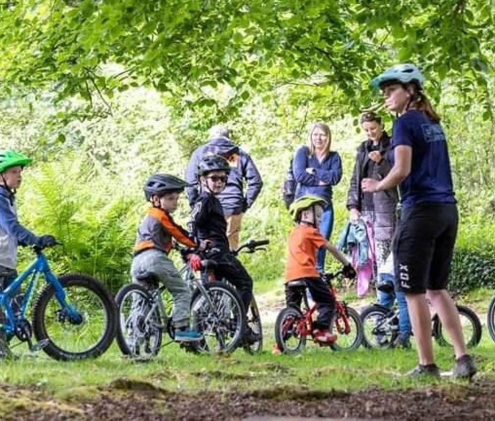 Young bike riders